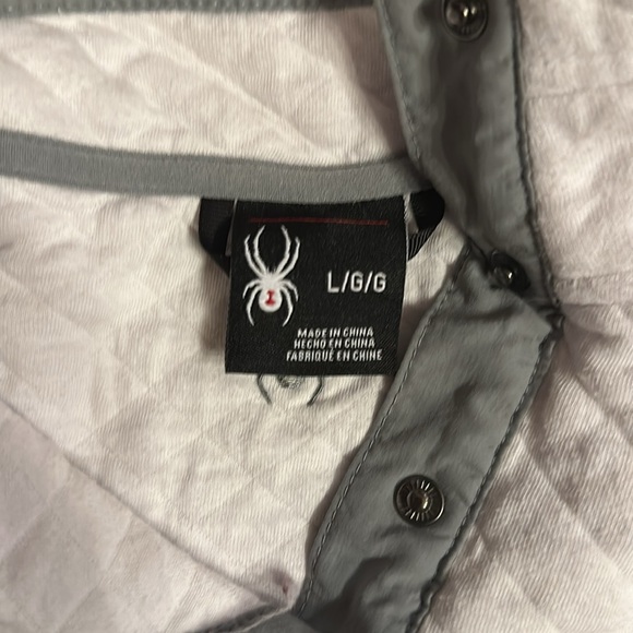 Spyder 1/4 Button Pullover Quilted Jacket - Picture 3 of 4